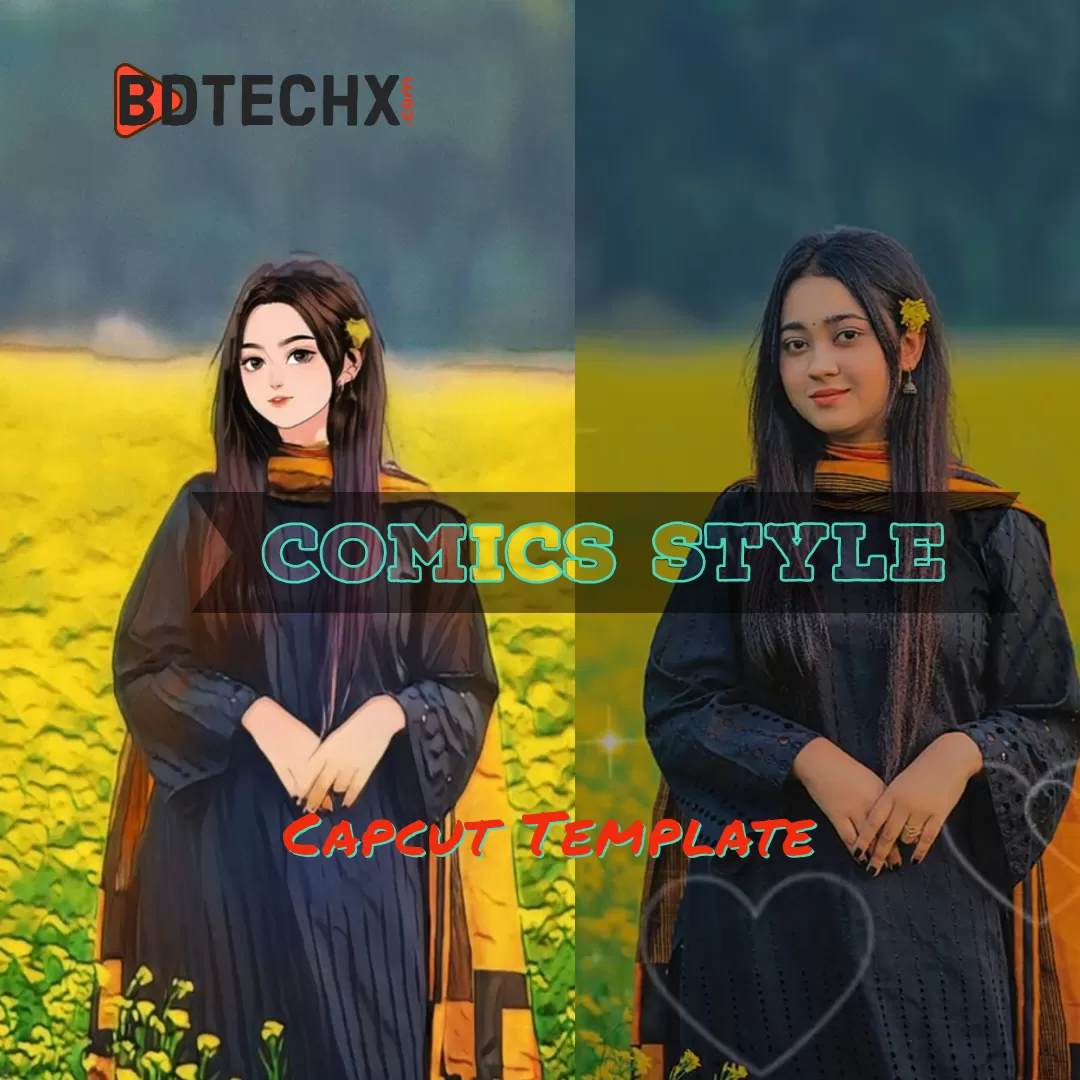 Comic Style Capcut Template TikTok Video Editing 2023 thumbnail