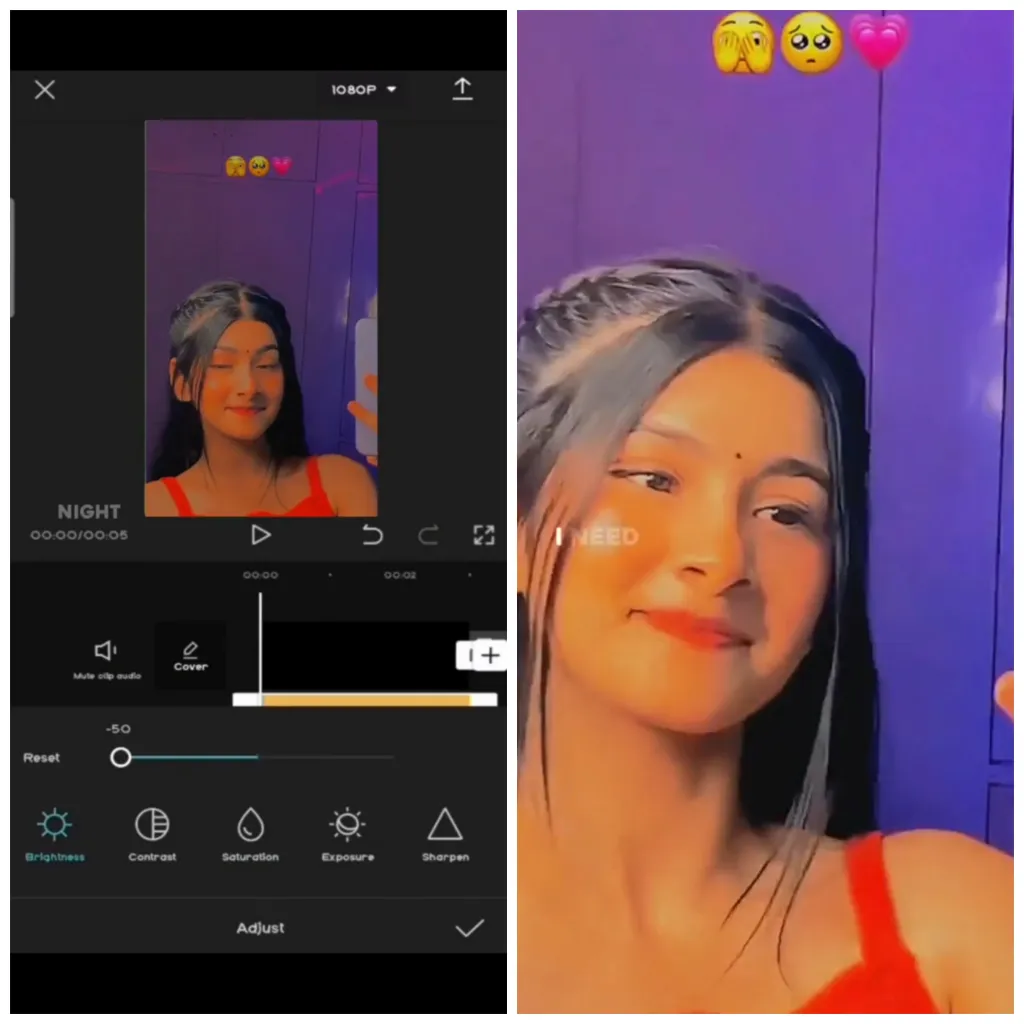 AdjustFilter Rich Boy Remix Lyrics CapCut Template template Linkk thumbnail