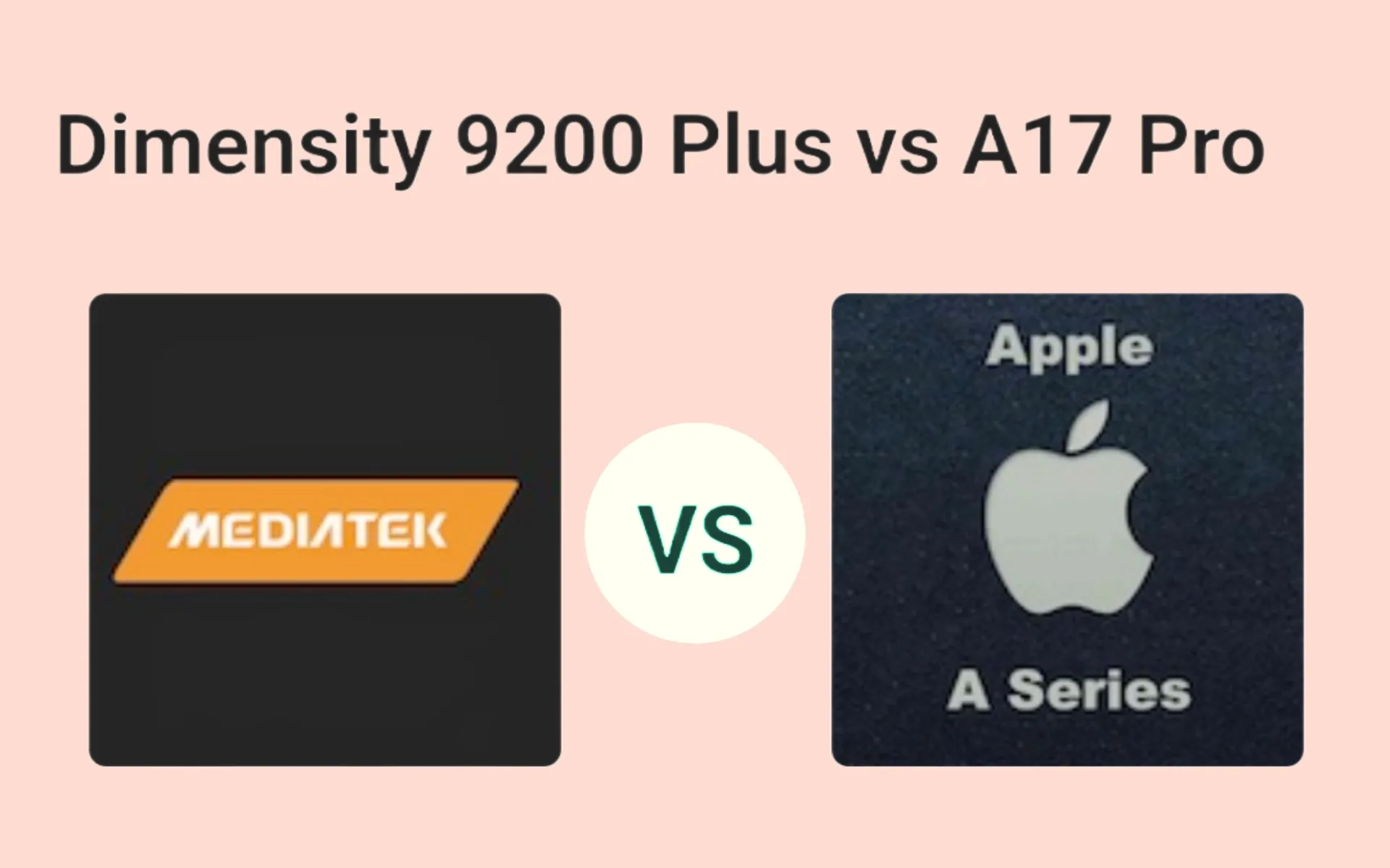 Dimensity 9200 Plus vs A17 Pro Specs & benchmarks comparison thumbnail